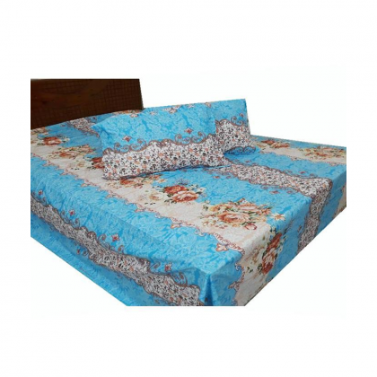 Double Size Cotton Bed Sheet Set  Product Code: DS-19